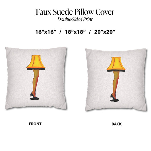 Leg Lamp Pillow Cover Christmas Throw Pillow