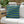 Green and Blue Striped Indoor Outdoor Throw Pillow