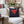 throw pillow with 'Reversible USA Martini Patriotic Cover' design