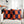 Orange & Purple Checkered Faux Suede Throw Pillow Cover