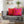 throw pillow with 'Pink & Orange Reversible Cover' design