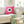 throw pillow with 'Pink 8 Ball Cover' design