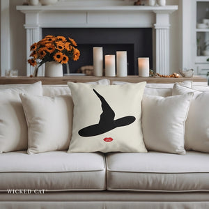 Glam Witch Outdoor Indoor Throw Pillow