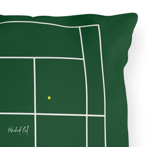 Tennis Outdoor Indoor Patio Throw Pillow