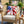 throw pillow with 'American Flow Patriotic Accent' design