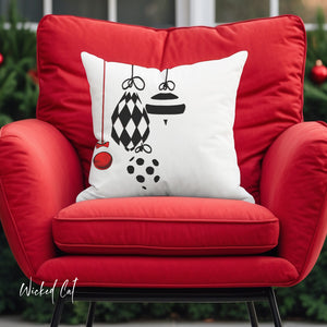 Ornaments Indoor Outdoor Christmas Throw Pillow