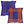 Reversible Purple and Orange Indoor Outdoor Fall Throw Pillow