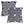 throw pillow with 'Behr Sapphire Blue Blocks Outdoor' design