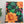 Soft sherpa blanket with 'Orange Floral Sherpa Throw' design