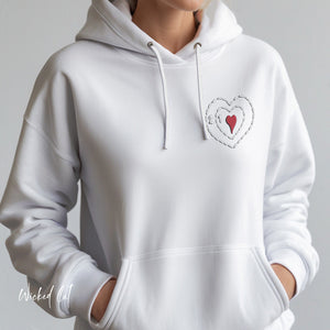 Embroidered Grinch Hoodie - Cozy Holiday Sweatshirt