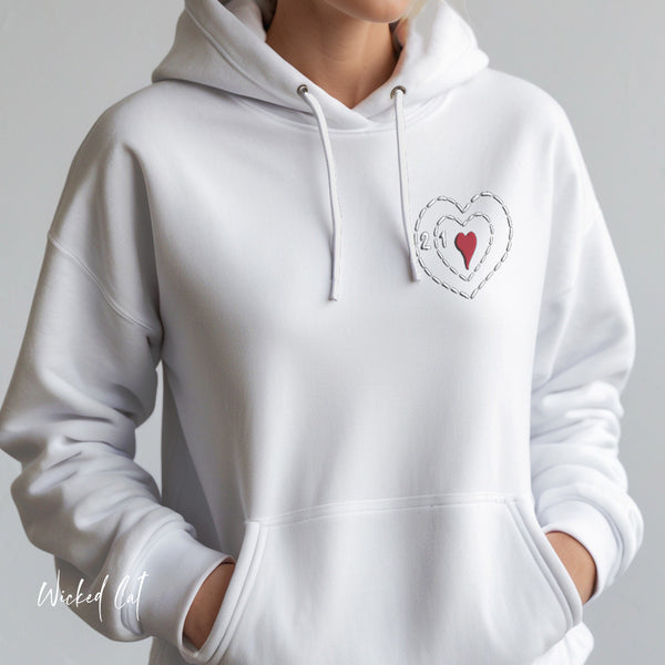 Embroidered Grinch Hoodie - Cozy Holiday Sweatshirt