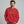Man wearing a red sweatshirt that reads ho ho ho'n around town in red and green text.