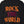 Close up of  a black sweatshirt that says Rock the World