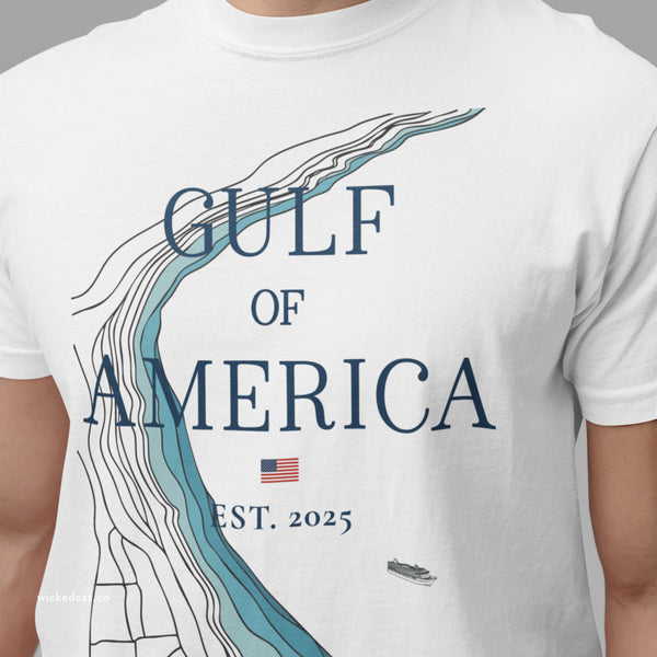 Comfort Colors© Gulf of America Topography Map T-Shirt