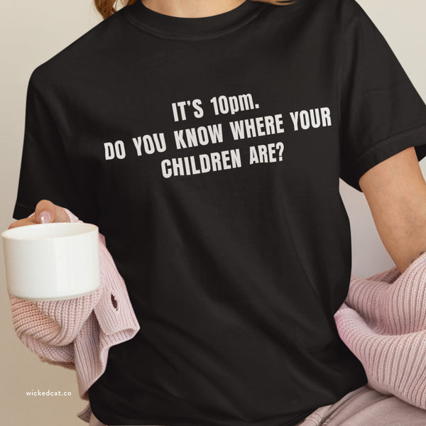 It's 10pm Gen X Mom Kids Funny T-Shirt