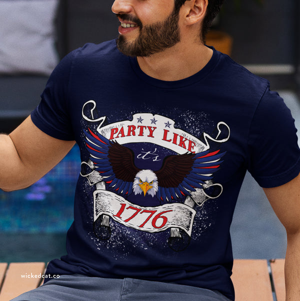4th of July Eagle 1776 Party Unisex T-Shirt