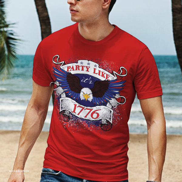 4th of July Eagle 1776 Party Unisex T-Shirt