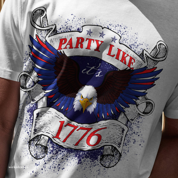 4th of July Eagle 1776 Party Unisex T-Shirt