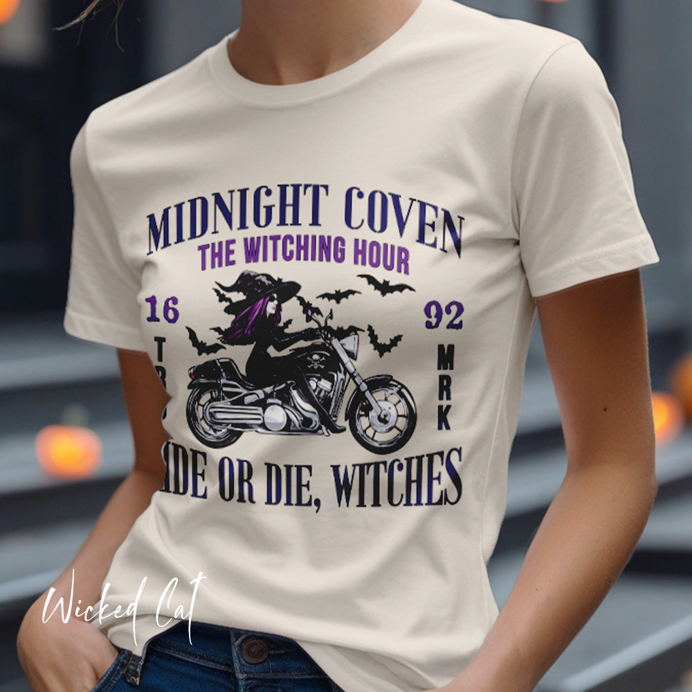 ride or die witches halloween shirt