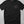 Black t-shirt with embroidered grinch heart design