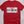 Red t-shirt with graphic of a license plate from the North Pole that says HO'IN AROUND Keeping it nice & naughty