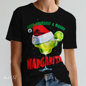 Merry Margarita Christmas Holiday T-Shirt