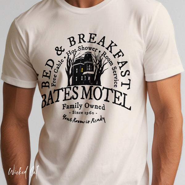 Comfort Colors® Bates Motel Grunge Halloween T-Shirt