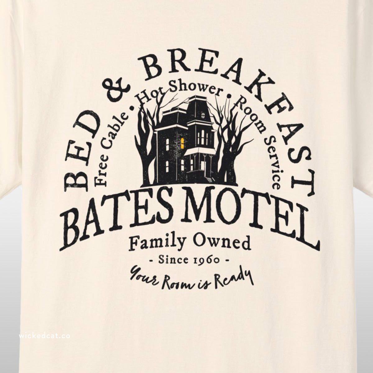 Comfort Colors® Bates Motel Grunge Halloween T-Shirt