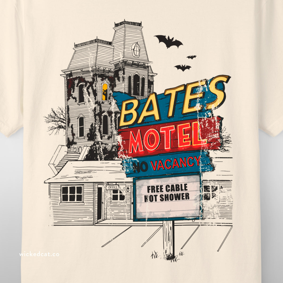 Bates Motel Retro Halloween T-Shirt Comfort Colors®