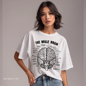Male Brain Funny Men's T-Shirt Comfort Colors®
