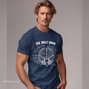 Male Brain Funny Men's T-Shirt Comfort Colors®