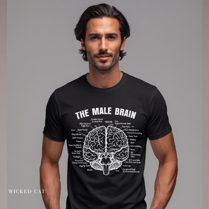 Male Brain Funny Men's T-Shirt Comfort Colors®