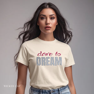 Embroidered Dare to Dream Comfort Colors® T-Shirt
