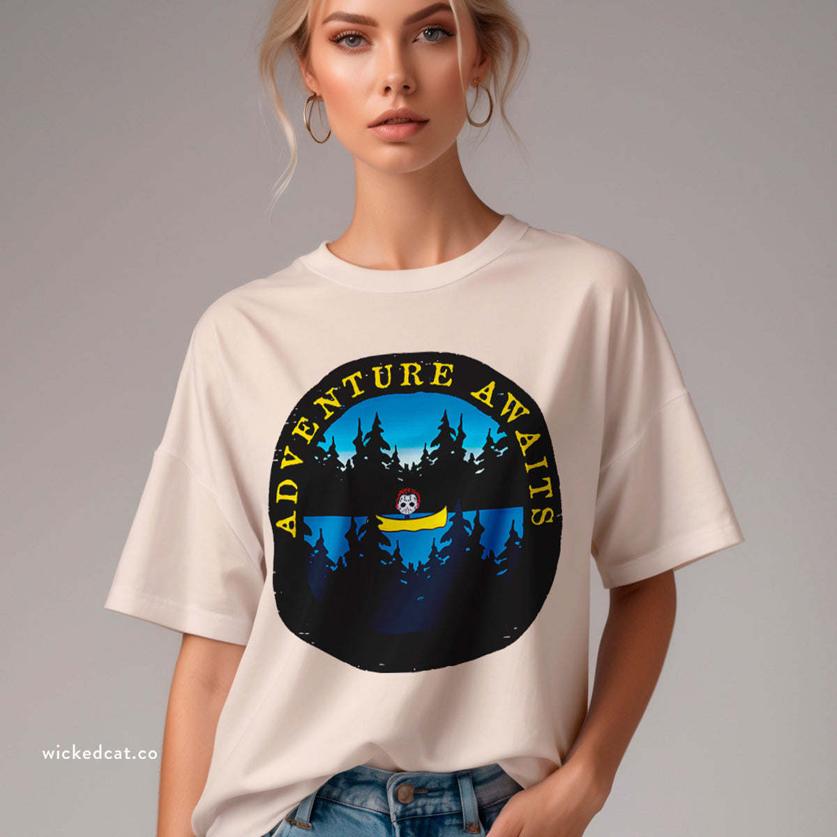 adventure awaits funny friday the 13th shirt