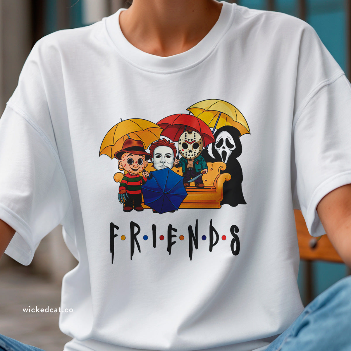 80s Horror Movie Friends Halloween T-Shirt Comfort Colors®