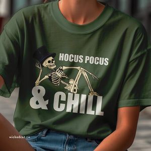 Hocus Pocus Halloween Skeleton T-Shirt Comfort Colors®