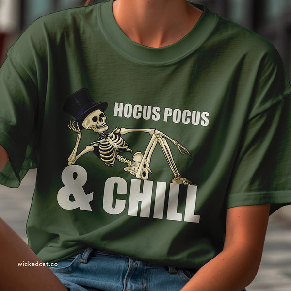Hocus Pocus Halloween Skeleton T-Shirt Comfort Colors®