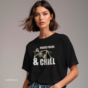 Hocus Pocus Halloween Skeleton T-Shirt Comfort Colors®