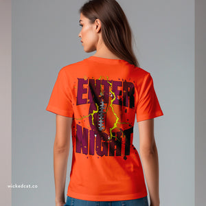 Virginia Tech Football Exit Light Lightning Strike T-Shirt