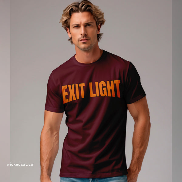 Virginia Tech Football Exit Light Lightning Strike T-Shirt