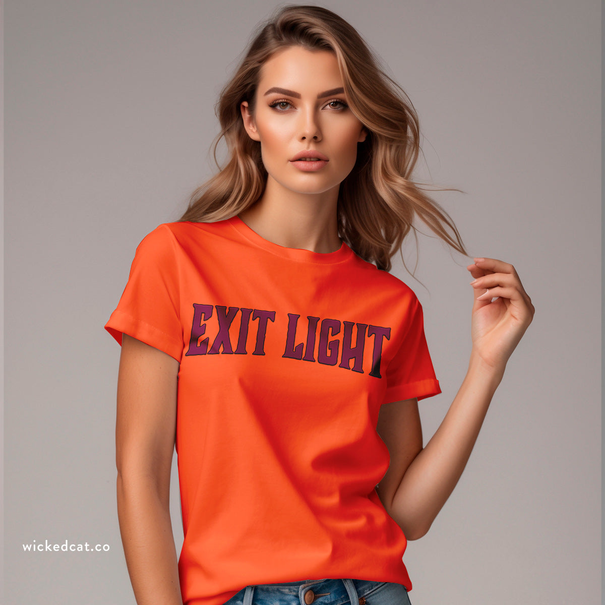 Virginia Tech Football Exit Light Sandman Skeleton T-Shirt