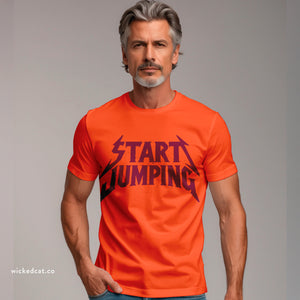 Virginia Tech Football Start Jumping Grunge Style T-Shirt