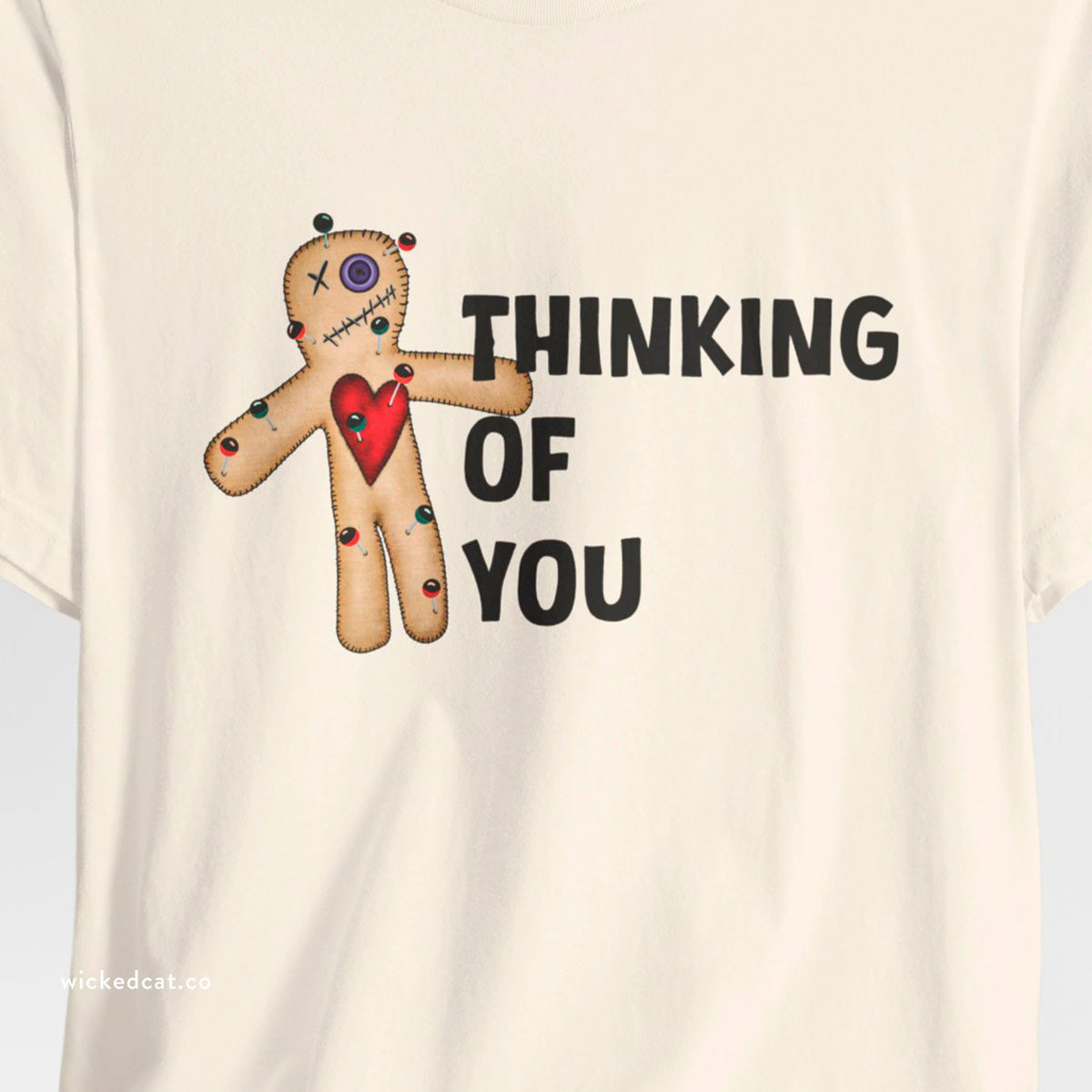 Thinking of You Voodoo Doll Funny T-Shirt