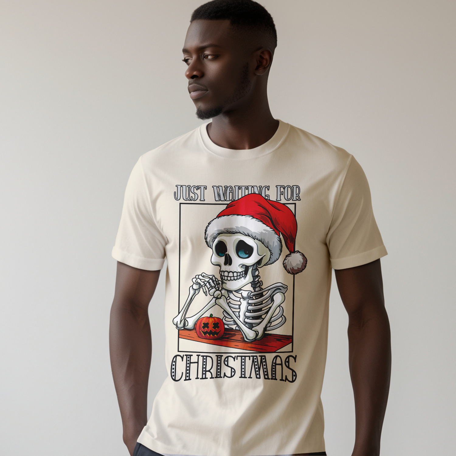 Waiting for Christmas Funny Halloween T-Shirt Comfort Colors®