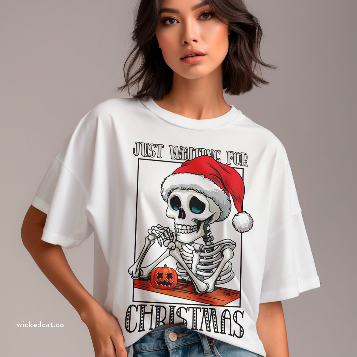 Waiting for Christmas Funny Halloween T-Shirt Comfort Colors®