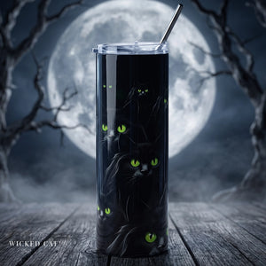 Cat Lovers Spooky Tumbler 20oz