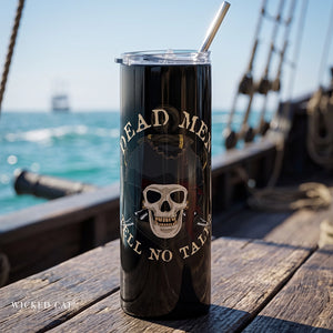 Dead Men Pirate Skull Tumbler 20oz
