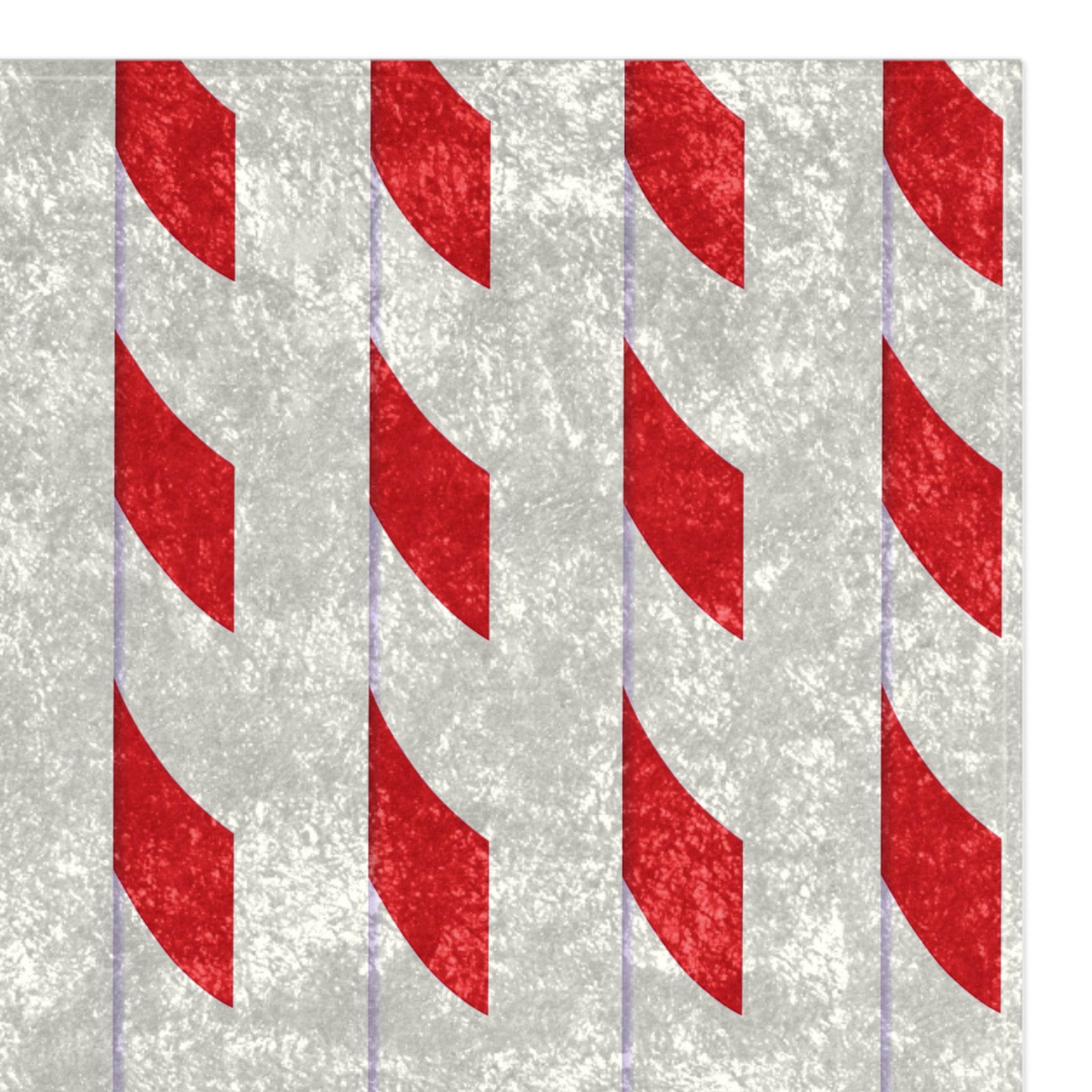 Candy Cane Stripes Christmas Throw