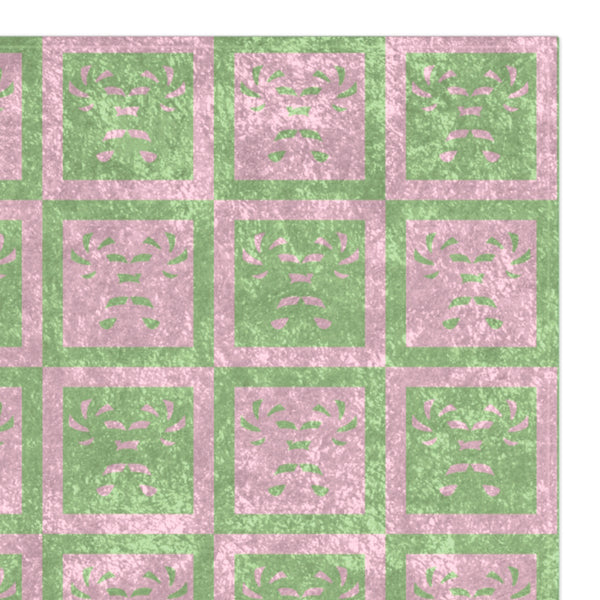 Pastel Candy Cane Throw Soft Checkered Holiday Blanket