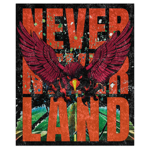 Virginia Tech Hokies Never Never Land Throw Blanket